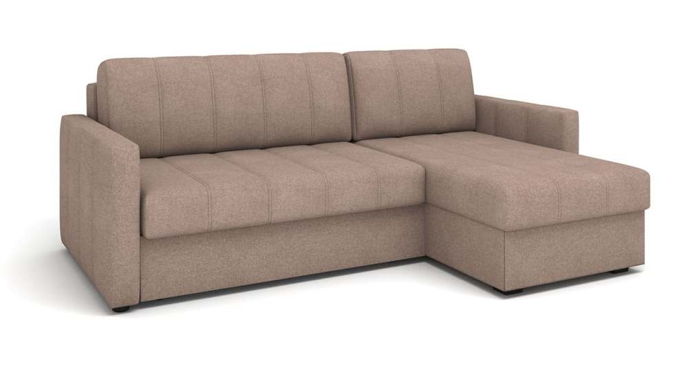 Угловой диван «Мельбурн» Рогожка Bravo light brown