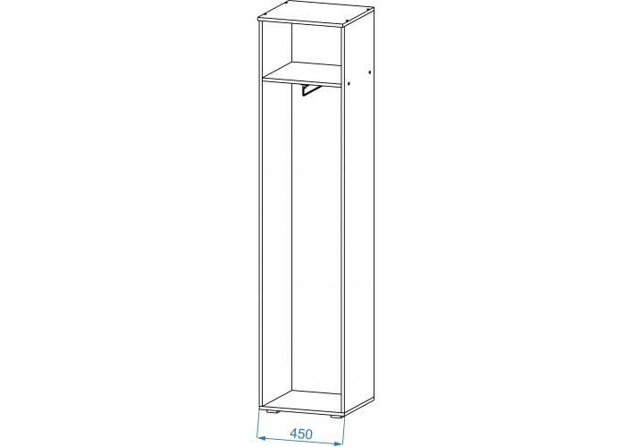 Гостиная 10 Пенал для одежды 450*430*2000