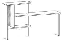 Стол компьютерный «СОНиК» SN 05.16 с надстройкой