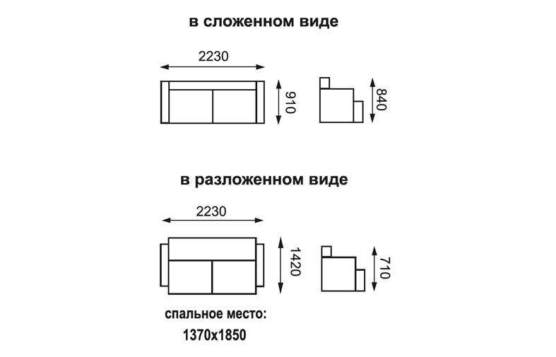 Диван-кровать «Вектор» Рогожка виноград/шинилл клетка слива